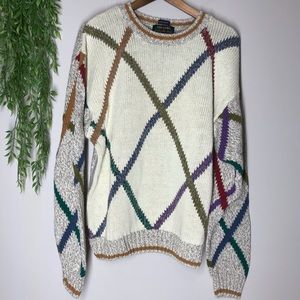 Colours Alexander Julian vintage cream sweater szL